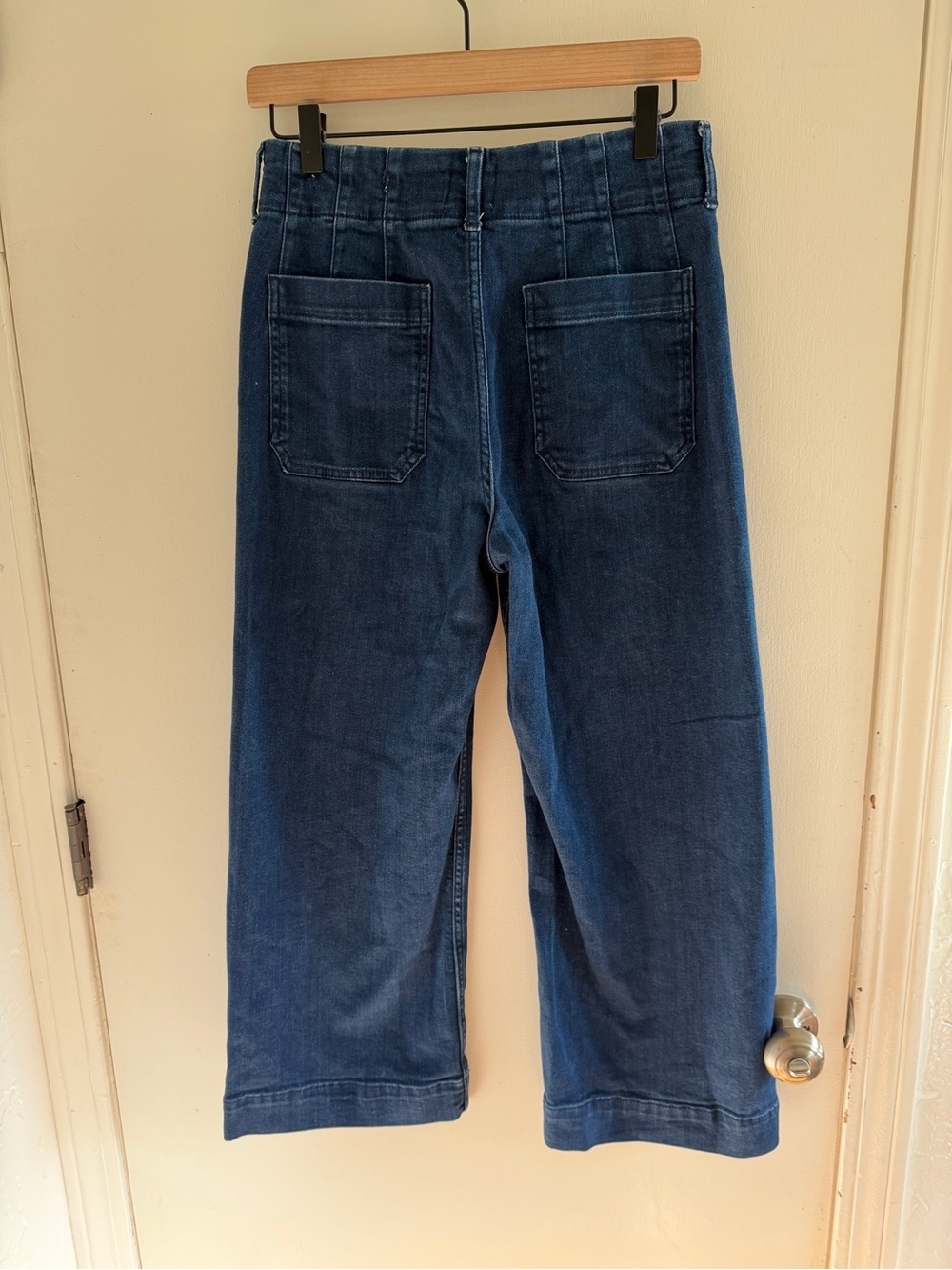 Maeve Colette High Rise Wide Leg Cropped Jeans - Picture 5 of 7